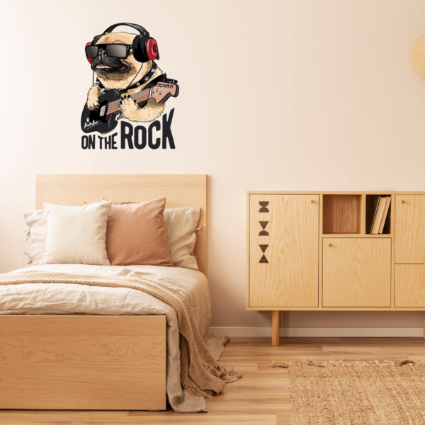 Adesivo Murale – Dog On The Rock